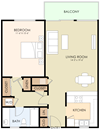 One Bedroom One Bath